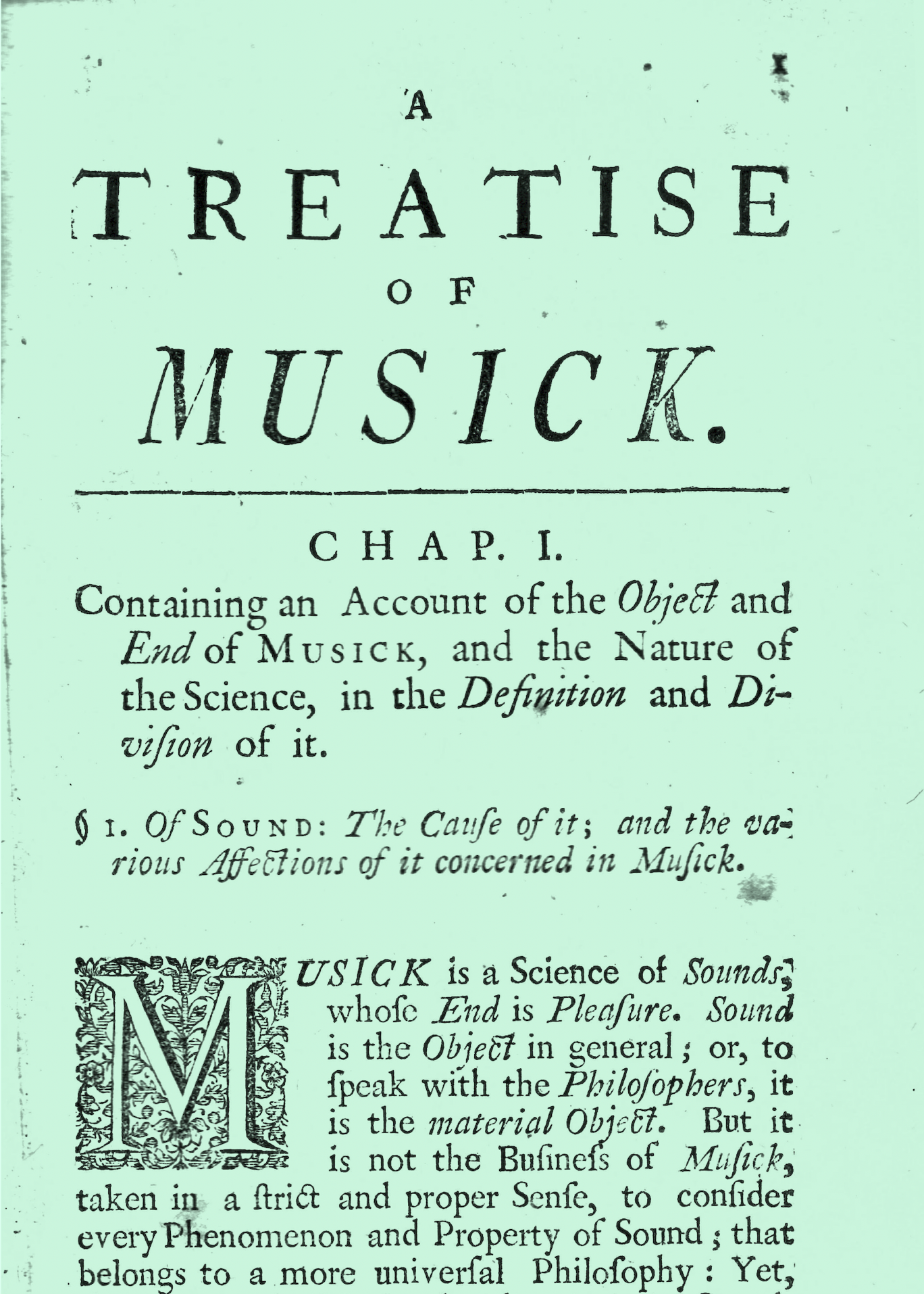 The Periods of Music